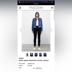 Trendy Hidden Jean Jacket
